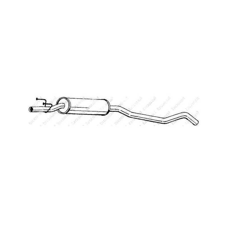 Silencieux central pour Opel Corsa 37-2006 Silencieux central pour Opel Corsa 37-2006