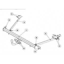 Attelage Citroen Berlingo 2 et Partner 2 Rallongé depuis 01/2009 1006R