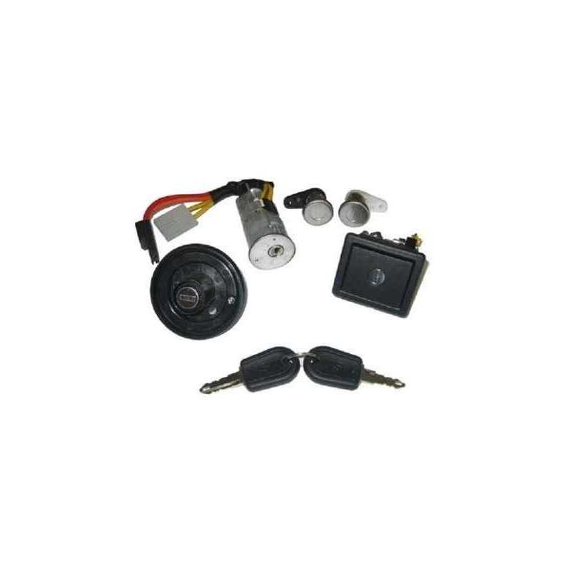 Kit neiman serrure porte et coffre bouchon essence Renault Clio 1