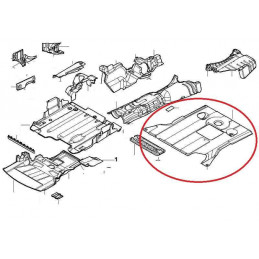 Cache protege moteur BMW Série 3 E46 151504PL