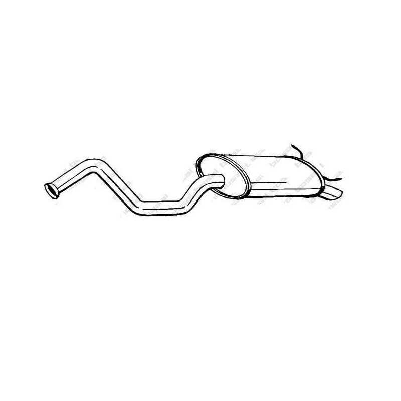 Silencieux arriere Renault Laguna 1 phase 2 1.6 110 