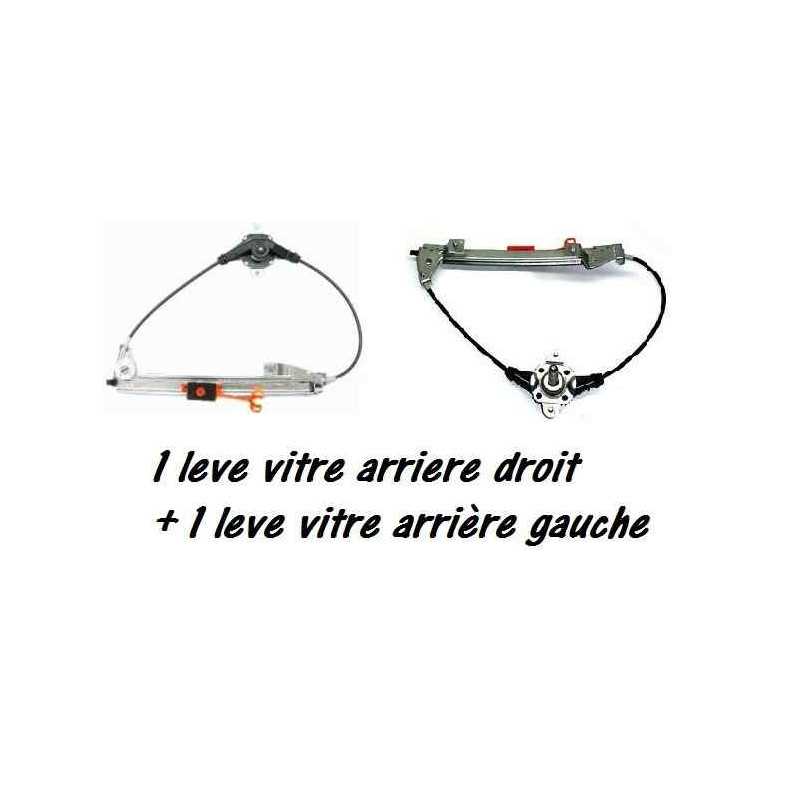 Lot Leve vitre arriere Droit et Gauche manuel pour Fiat grande punto 54002+54001