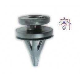 10 Clips panneau de porte Renault Clio 2 Kangoo Laguna, megane, Scenic et Trafic