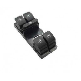Bouton leve vitre chromé Golf 5 Passat Jetta Polo Ibiza Altea Leon Toledo