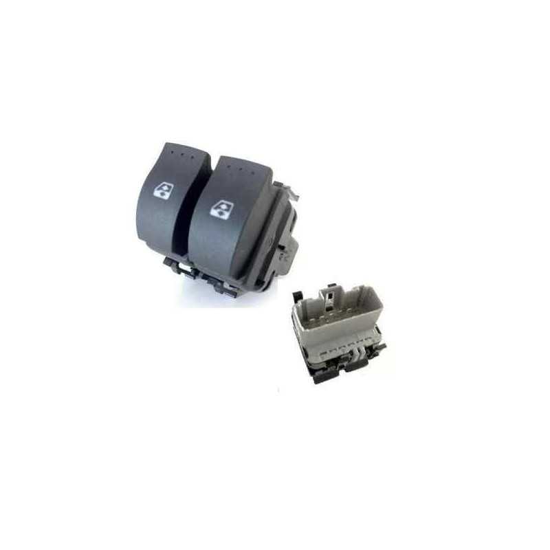 Bouton de leve vitre avant gauche Renault Clio2 Grand Scenic2 Laguna2 Megane2 Scenic2 Trafic2 BLVGris Bouton de leve vitre avant gauche Renault Clio2 Grand Scenic2 Laguna2 Megane2 Scenic2 Trafic2 BLVGris