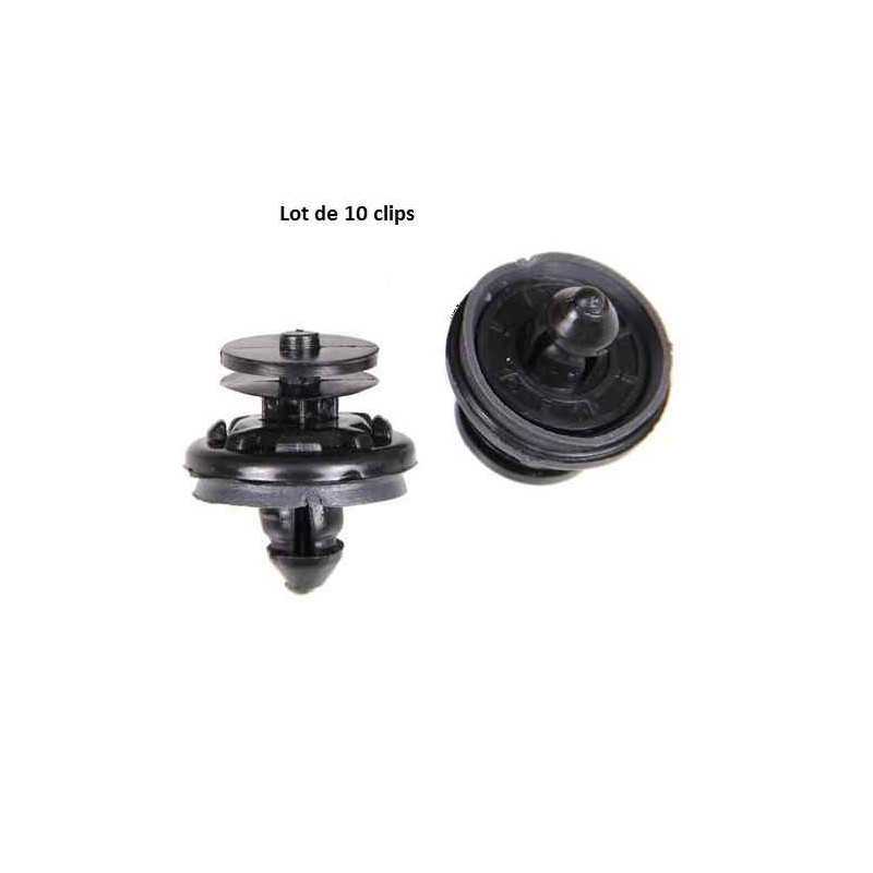 Lot De 10 Clips De Fixation Pour Garniture Auto - Compatible Audi, Citroën, Peugeot, Renault (13x18 Mm)