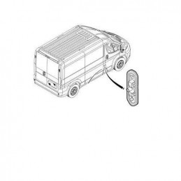 Interrupteur bouton de contact porte coulissante Citroen Fiat Peugeot 6366C5