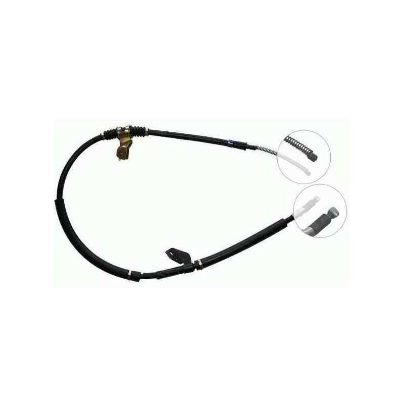 Cable de frein a main arriere droit Mitsubishi Pajero K11448 Cable de frein a main arriere droit Mitsubishi Pajero K11448