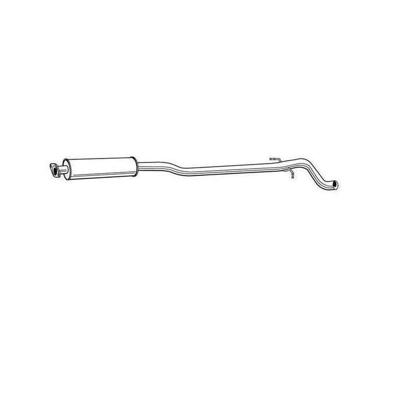 Silencieux central pour Volvo V70 61 2 037 Silencieux central pour Volvo V70 61 2 037