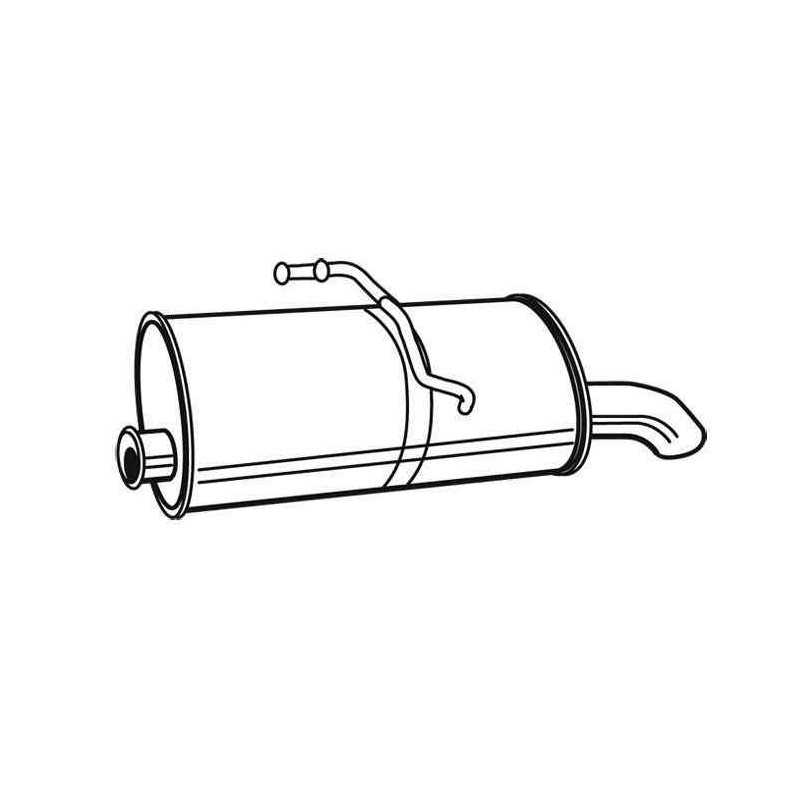Silencieux arriere Citroen Berlingo Peugeot Partner 1.6/2.0 Hdi 08 4 171 Silencieux arriere Citroen Berlingo Peugeot Partner 1.6/2.0 Hdi 08 4 171