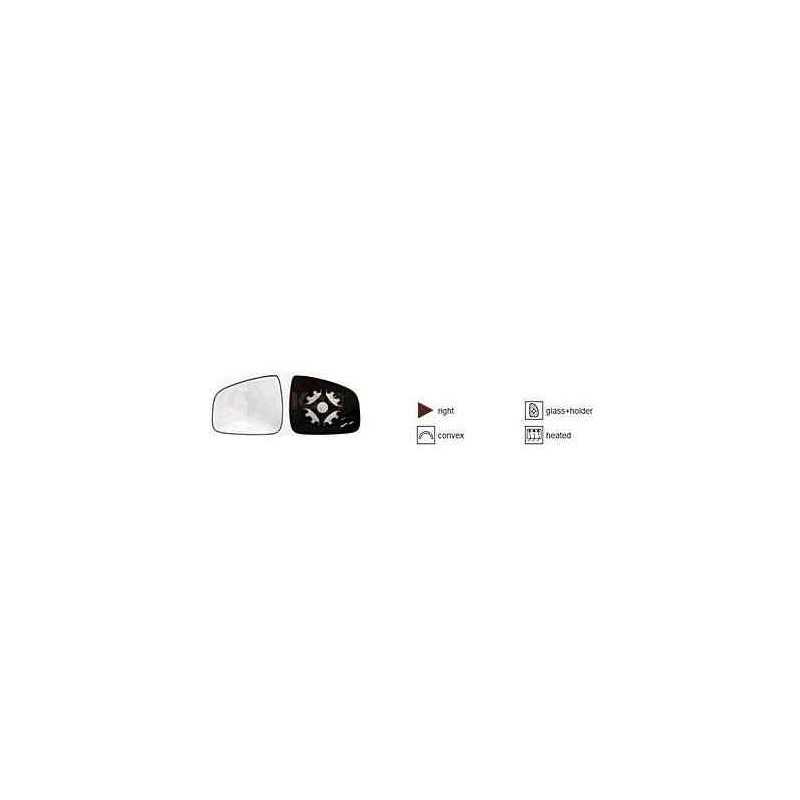 Glace de retroviseur droite Dacia Sandero 6432594 Glace de retroviseur droite Dacia Sandero 6432594
