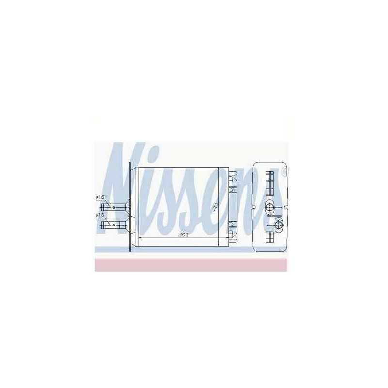 Radiateur de chauffage pour Fiat Punto 1.1i R21026 Radiateur de chauffage pour Fiat Punto 1.1i R21026