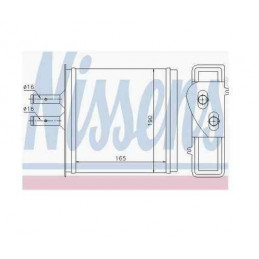 Radiateur de chauffage pour Fiat Punto 1.1i R21106