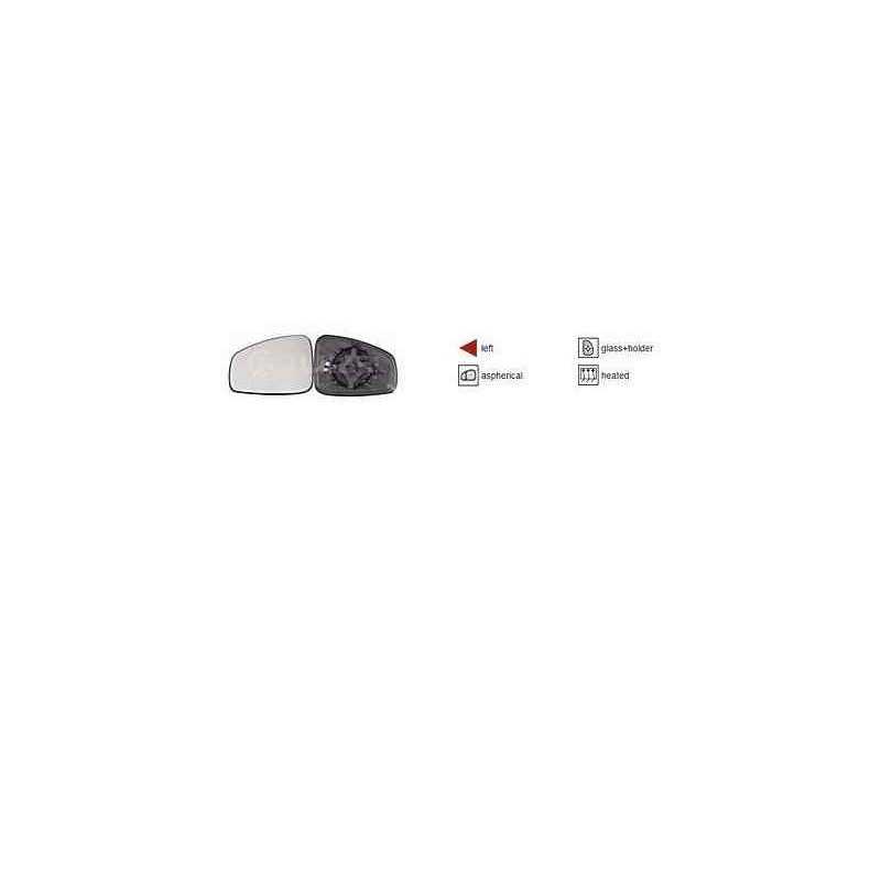 Glace de retroviseur gauche pour Renault Fluence 6471236 Glace de retroviseur gauche pour Renault Fluence 6471236