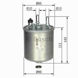 Filtre à carburant BOSCH avec raccord capteur F 026 402 081