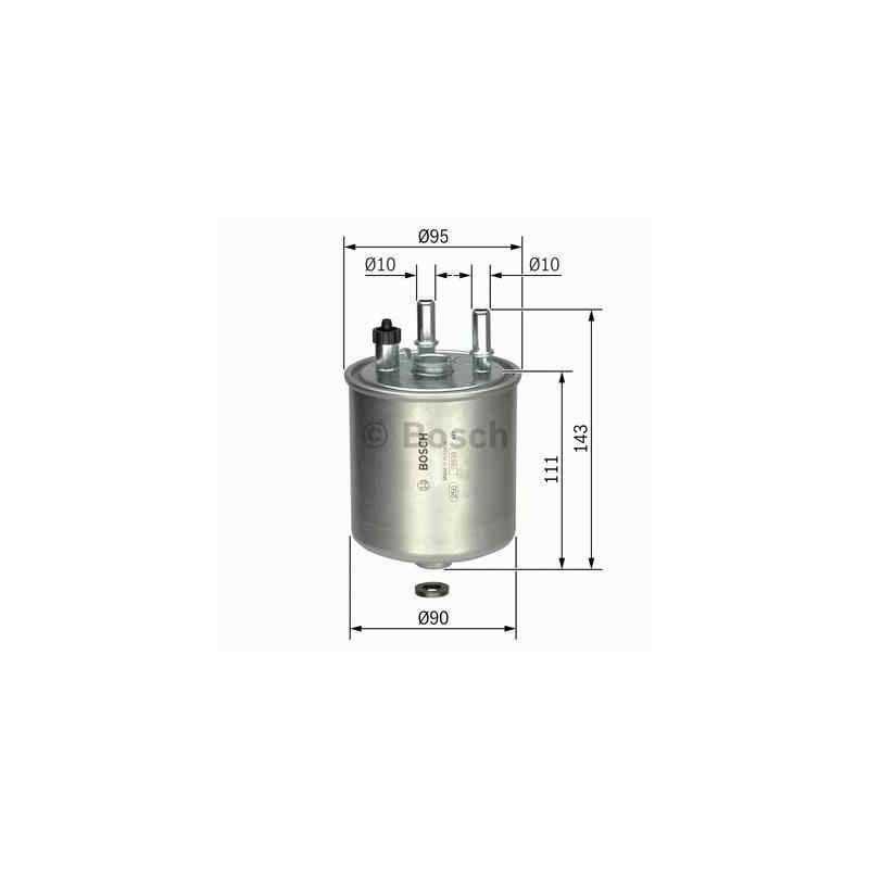 Filtre à carburant BOSCH avec raccord capteur F 026 402 081