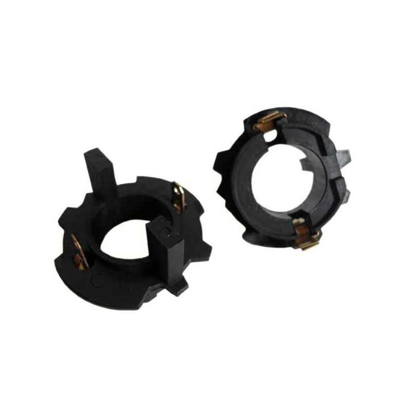 2 Supports adaptateur Ampoule xenon H7 Vw Golf V Jetta Caddy Touran Opel Corsa C BF-spa01