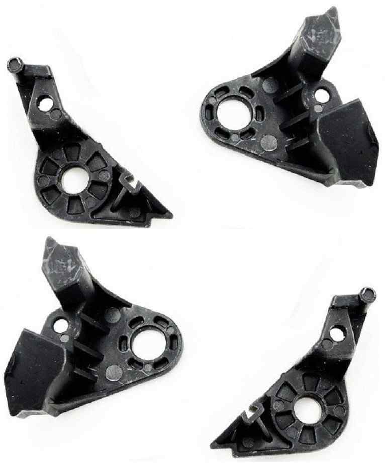 Partsline (Lot de 2) Kit Réparation Patte de Fixation de Phare Avant Gauche OU Avant Droite compatible avec CLIO V (2019-) - 260E69870R 260E70544R